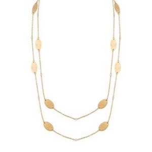 ND7820CB | שרשרת אומנותית שתי שורות עם אליפסות